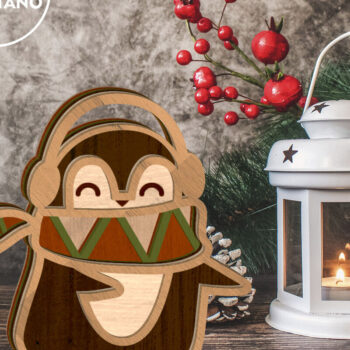 Intra απο ξύλο plywood 3mm-4mm πάχος – ΠΙΓΚΟΥΙΝΟΙ ΧΡΙΣΤΟΥΓΕΝΝΙΑΤΙΚΑ Πολυεπίπεδη διακόσμηση σπιτιού Δίασταση  20x20 cm INTRAFABR-81270086 - Image 3