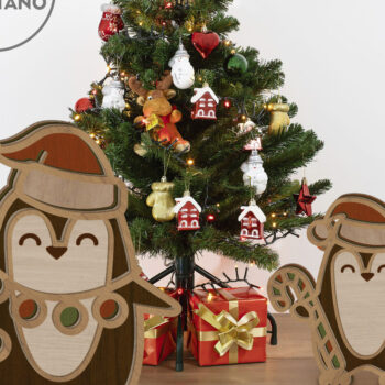 Intra απο ξύλο plywood 3mm-4mm πάχος – ΠΙΓΚΟΥΙΝΟΙ ΧΡΙΣΤΟΥΓΕΝΝΙΑΤΙΚΑ Πολυεπίπεδη διακόσμηση σπιτιού Δίασταση  20x20 cm INTRAFABR-81270086 - Image 5