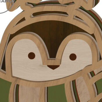 Intra απο ξύλο plywood 3mm-4mm πάχος – ΠΙΓΚΟΥΙΝΟΙ ΧΡΙΣΤΟΥΓΕΝΝΙΑΤΙΚΑ Πολυεπίπεδη διακόσμηση σπιτιού Δίασταση  20x20 cm INTRAFABR-81270086 - Image 7