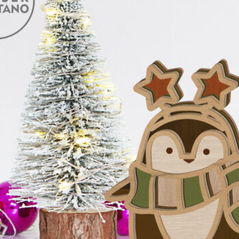 Intra απο ξύλο plywood 3mm-4mm πάχος – ΠΙΓΚΟΥΙΝΟΙ ΧΡΙΣΤΟΥΓΕΝΝΙΑΤΙΚΑ Πολυεπίπεδη διακόσμηση σπιτιού Δίασταση  20x20 cm INTRAFABR-81270086 - Image 10