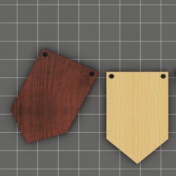 Intra απο ξύλο plywood 3mm-4mm πάχος – Σημαία Files BuntingPennant Δίασταση 20x20 cm INTRAFABR-37057037 - Image 1
