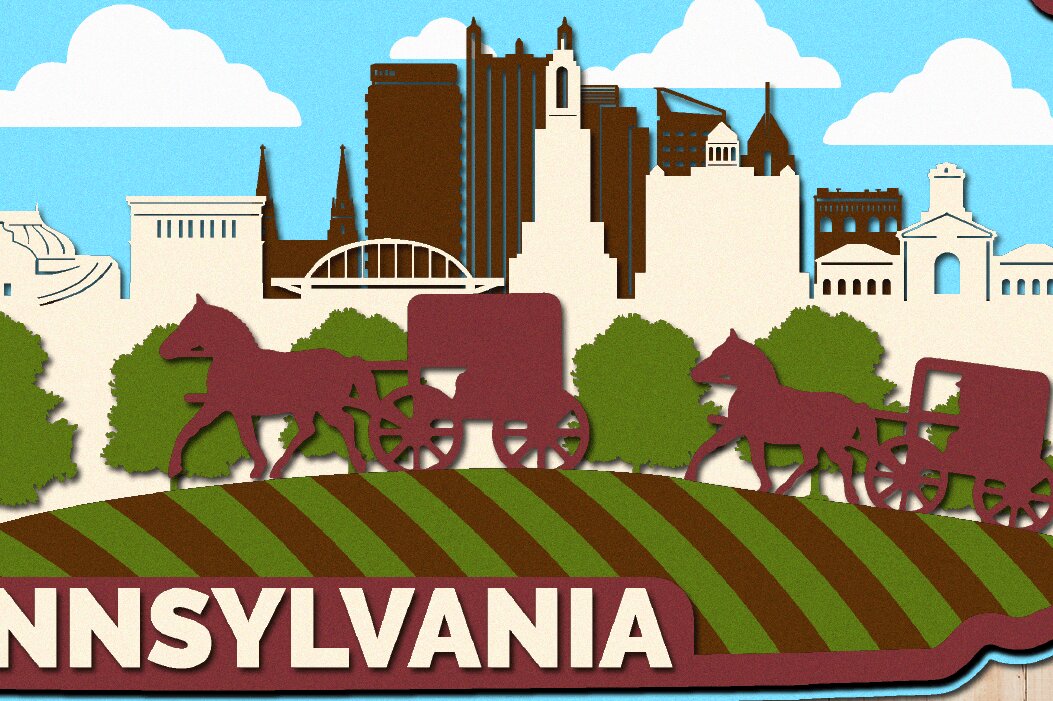 Intra απο ξύλο plywood 3mm-4mm πάχος – Pennsylvania, 3D Αρχείο Δίασταση  20x20 cm INTRAFABR-32985008