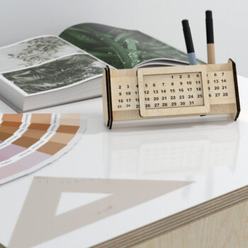 Intra απο ξύλο plywood 3mm-4mm πάχος – Διαρκές Ημερολόγιο Δίασταση  20x20 cm INTRAFABR-28990032 - Image 5