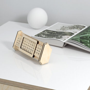 Intra απο ξύλο plywood 3mm-4mm πάχος – Διαρκές Ημερολόγιο Δίασταση  20x20 cm INTRAFABR-28990032 - Image 6