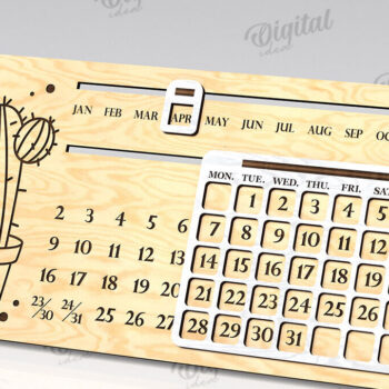 Intra απο ξύλο plywood 3mm-4mm πάχος –  διαρκούς κοπής με λέιζερ ημερολογίου Δίασταση  20x20 cm INTRAFABR-108951162 - Image 1