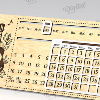 Intra απο ξύλο plywood 3mm-4mm πάχος –  διαρκούς κοπής με λέιζερ ημερολογίου Δίασταση  20x20 cm INTRAFABR-108950787 - Image 1