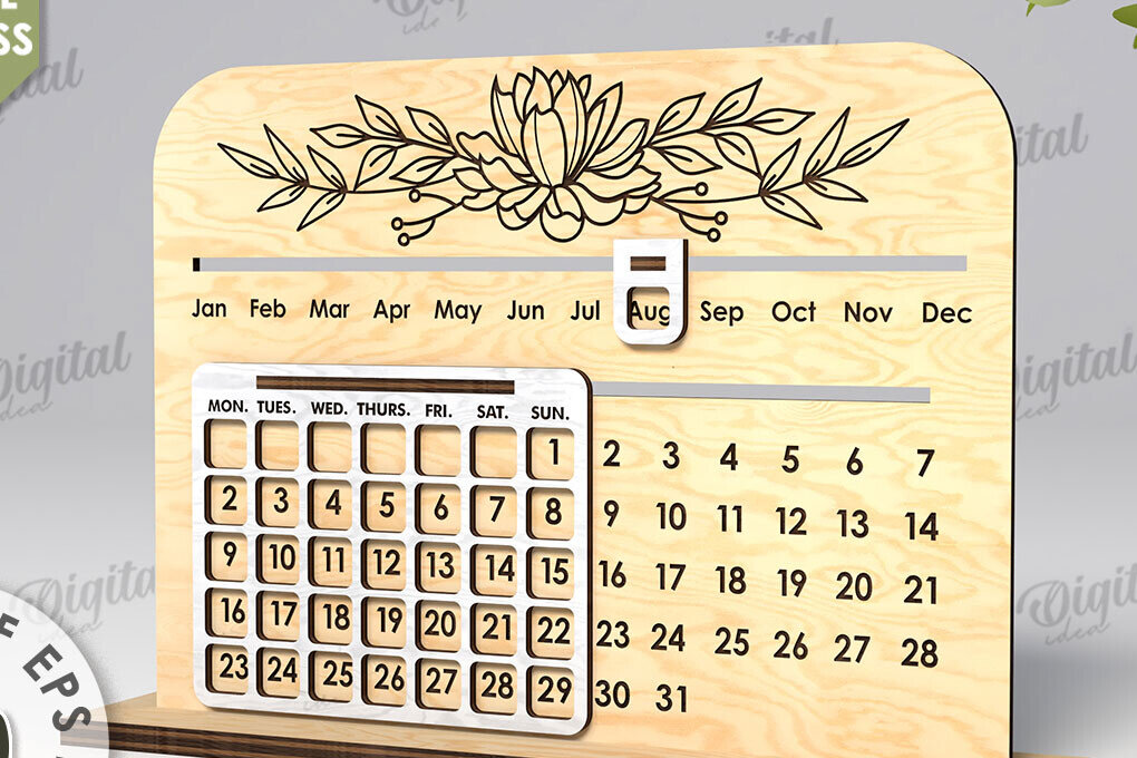 Intra απο ξύλο plywood 3mm-4mm πάχος –  διαρκούς κοπής με λέιζερ ημερολογίου Δίασταση  20x20 cm INTRAFABR-108951102