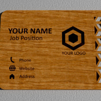 Intra απο ξύλο plywood 3mm-4mm πάχος – Προσωπική επαγγελματική κάρτα Ξύλινη Δίασταση 20x20 cm INTRAFABR-103074135 - Image 3