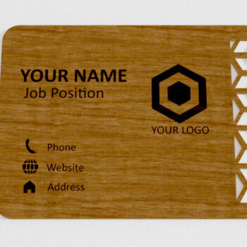 Intra απο ξύλο plywood 3mm-4mm πάχος – Προσωπική επαγγελματική κάρτα Ξύλινη Δίασταση 20x20 cm INTRAFABR-103074135 - Image 4