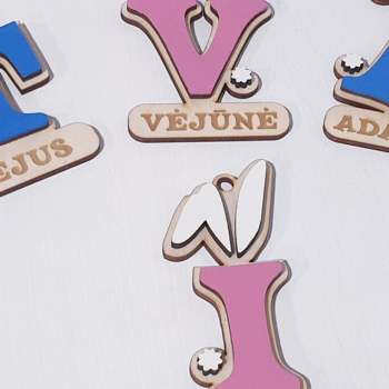 Intra απο ξύλο plywood 3mm-4mm πάχος – Προσωποποιημένο Πασχαλινό Καλάθι Δώρου Ετικέτα Δίασταση  20x20 cm INTRAFABR-67083175 - Image 5