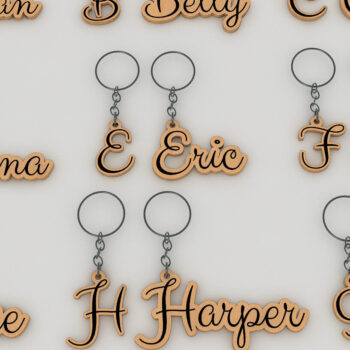 Intra απο ξύλο plywood 3mm-4mm πάχος – Εξατομικευμένα ονόματα DXFs 206 Δίασταση  20x20 cm INTRAFABR-54377955 - Image 2