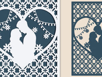 Intra απο ξύλο plywood 3mm-4mm πάχος – Εξατομικευμένη Κάρτα για την Ημέρα του Γάμου Δίασταση  20x20 cm INTRAFABR-62610553 - Image 7