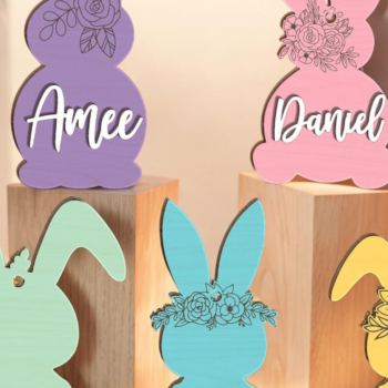 Intra απο ξύλο plywood 3mm-4mm πάχος – Προσαρμοσμένο Πασχαλινό Πακέτο Cut Laser Δίασταση 20x20 cm INTRAFABR-116686675 - Image 1