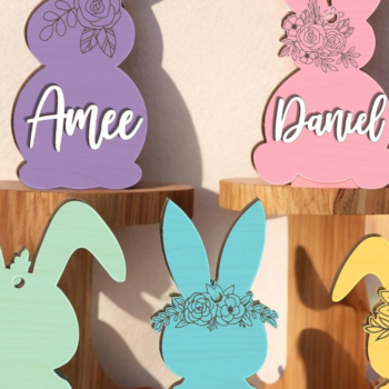 Intra απο ξύλο plywood 3mm-4mm πάχος – Προσαρμοσμένο Πασχαλινό Πακέτο Cut Laser Δίασταση 20x20 cm INTRAFABR-116686675 - Image 2