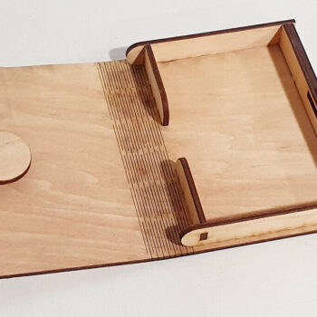 Intra απο ξύλο plywood 3mm-4mm πάχος – Εξατομικεύστε το κουτί με κλειδαριά για χρήματα Δίασταση  20x20 cm INTRAFABR-92962149 - Image 5