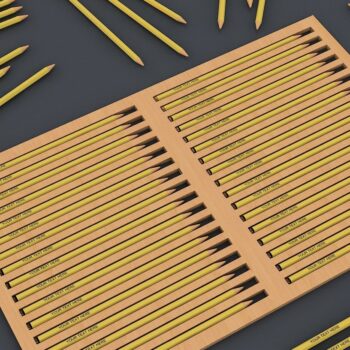 Intra απο ξύλο plywood 3mm-4mm πάχος – Εξατομικεύστε το Προσαρμοσμένο αρχείο Pencil Jig Δίασταση  20x20 cm INTRAFABR-40523488 - Image 1