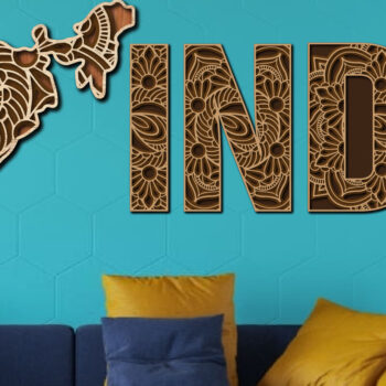 Intra απο ξύλο plywood 3mm-4mm πάχος – Εξατομικευμένη χάρτη 100 χωρών Δίασταση 20x20 cm INTRAFABR-24893104 - Image 6