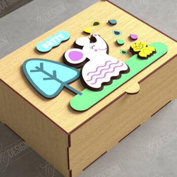 Intra απο ξύλο plywood 3mm-4mm πάχος – Εξατομικευμένη δέσμη Baby Memory Boxes Δίασταση 20x20 cm INTRAFABR-111357301 - Image 3