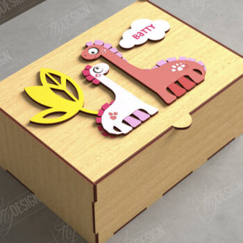 Intra απο ξύλο plywood 3mm-4mm πάχος – Εξατομικευμένη δέσμη Baby Memory Boxes Δίασταση 20x20 cm INTRAFABR-111357301 - Image 7
