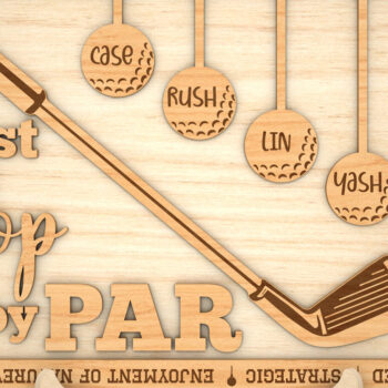 Intra απο ξύλο plywood 3mm-4mm πάχος – Personalized Best Dad by Par Sign Δίασταση  40x30 cm INTRAFABR-99992095 - Image 6