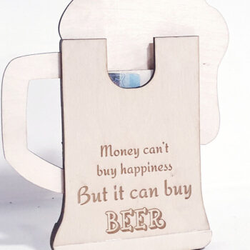 Intra απο ξύλο plywood 3mm-4mm πάχος – Εξατομικευμένη θήκη για δώρο γενεθλίων Δίασταση  20x20 cm INTRAFABR-66895971 - Image 4