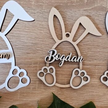 Intra απο ξύλο plywood 3mm-4mm πάχος – Εξατομικευμένη κοπή ετικετών για Πασχαλινό Καλάθι Λαγουδάκι Δίασταση 20x20 cm INTRAFABR-118353120 - Image 4