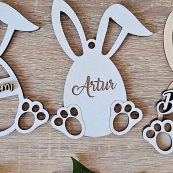 Intra απο ξύλο plywood 3mm-4mm πάχος – Εξατομικευμένη κοπή ετικετών για Πασχαλινό Καλάθι Λαγουδάκι Δίασταση 20x20 cm INTRAFABR-118353120 - Image 5