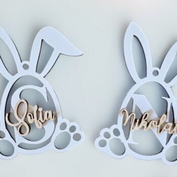 Intra απο ξύλο plywood 3mm-4mm πάχος – Εξατομικευμένο Πασχαλινό Μπάνι Ετικέτα Δίασταση  20x20 cm INTRAFABR-118353408 - Image 7