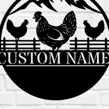 Intra απο ξύλο plywood 3mm-4mm πάχος – Εξατομικευμένη  επιγραφή κοτέτσι Δίασταση  20x20 cm INTRAFABR-113845887 - Image 1