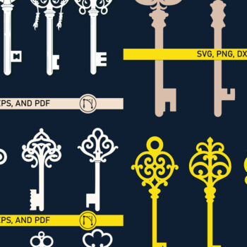 Intra απο ξύλο plywood 3mm-4mm πάχος – Εξατομικευμένη δέσμη Χριστουγεννιάτικων κλειδιών Δίασταση  20x20 cm INTRAFABR-82814058 - Image 1