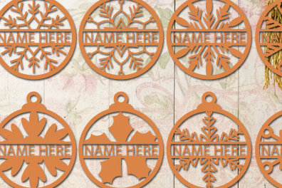 Intra απο ξύλο plywood 3mm-4mm πάχος – Εξατομικευμένο Χριστουγεννιάτικο Στολίδι 1244 Δίασταση  20x20 cm INTRAFABR-111688199