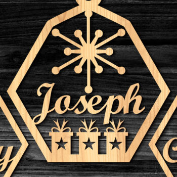 Intra απο ξύλο plywood 3mm-4mm πάχος – Εξατομικευμένη δέσμη Χριστουγεννιάτικων στολιδιών Δίασταση 20x20 cm INTRAFABR-109496235 - Image 19