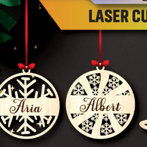 Intra απο ξύλο plywood 3mm-4mm πάχος – Εξατομικευμένη δέσμη Χριστουγεννιάτικων στολιδιών Δίασταση 20x20 cm INTRAFABR-104982901