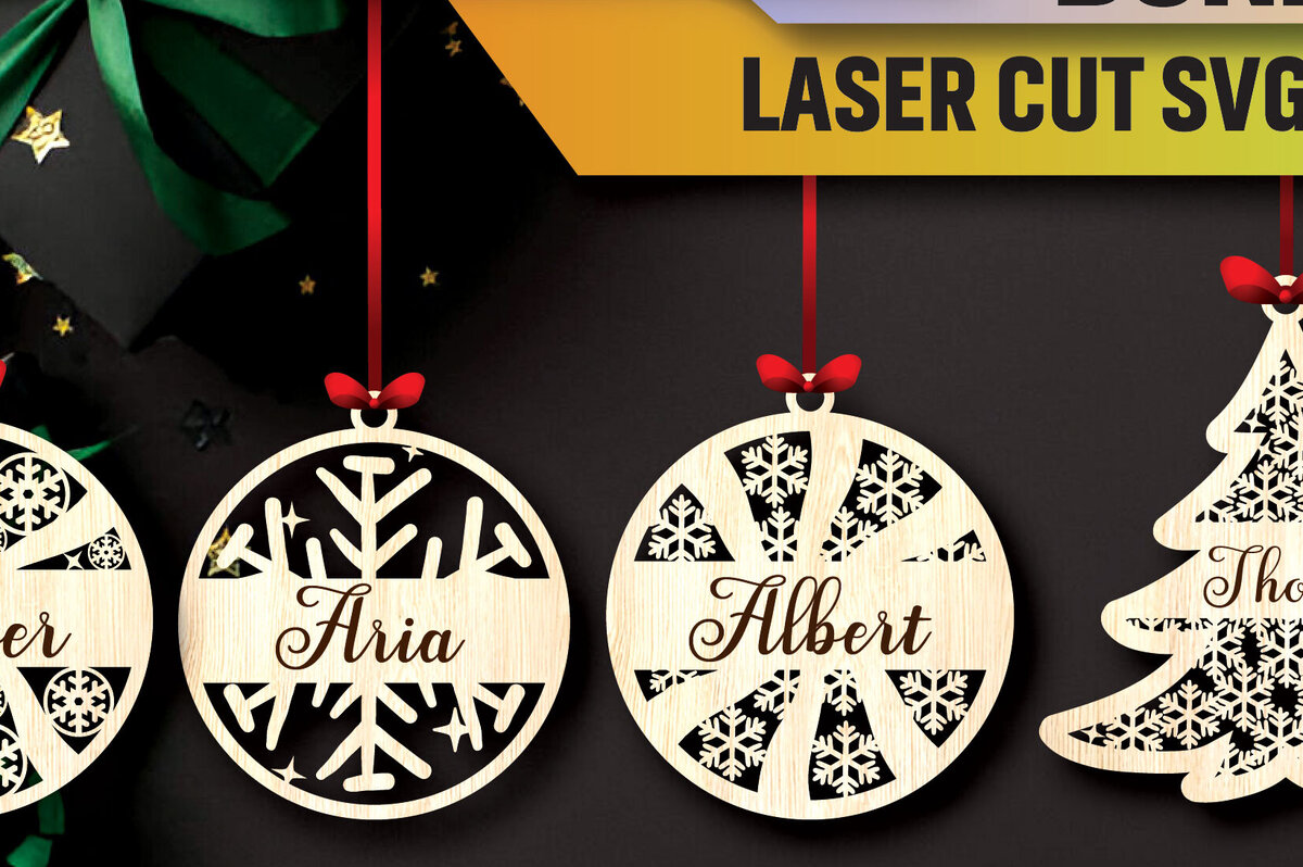 Intra απο ξύλο plywood 3mm-4mm πάχος – Εξατομικευμένη δέσμη Χριστουγεννιάτικων στολιδιών Δίασταση  20x20 cm INTRAFABR-104982901