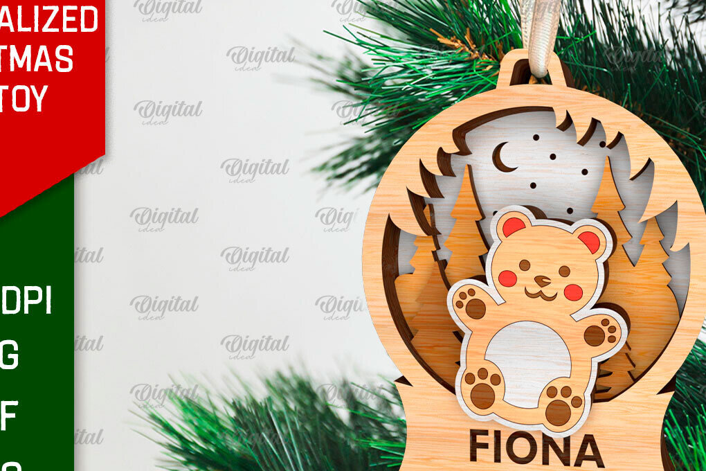 Intra απο ξύλο plywood 3mm-4mm πάχος – Εξατομικευμένο παιχνίδι Χριστουγεννιάτικου Δέντρου LaserCut Δίασταση  20x20 cm INTRAFABR-106663459