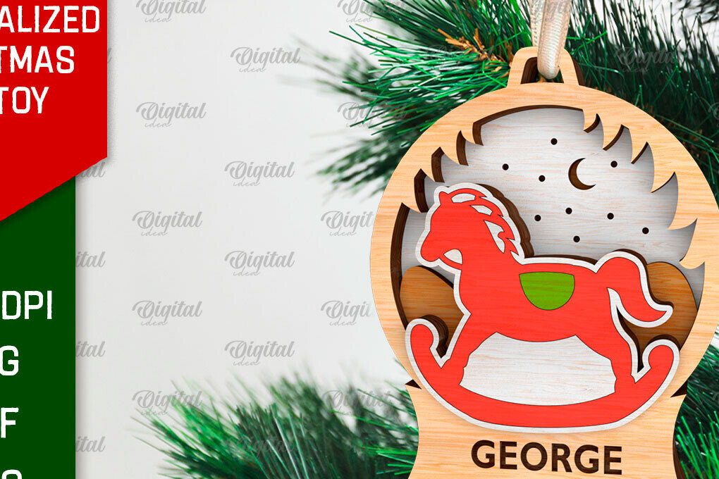 Intra απο ξύλο plywood 3mm-4mm πάχος – Εξατομικευμένο παιχνίδι Χριστουγεννιάτικου Δέντρου LaserCut Δίασταση  20x20 cm INTRAFABR-106663338