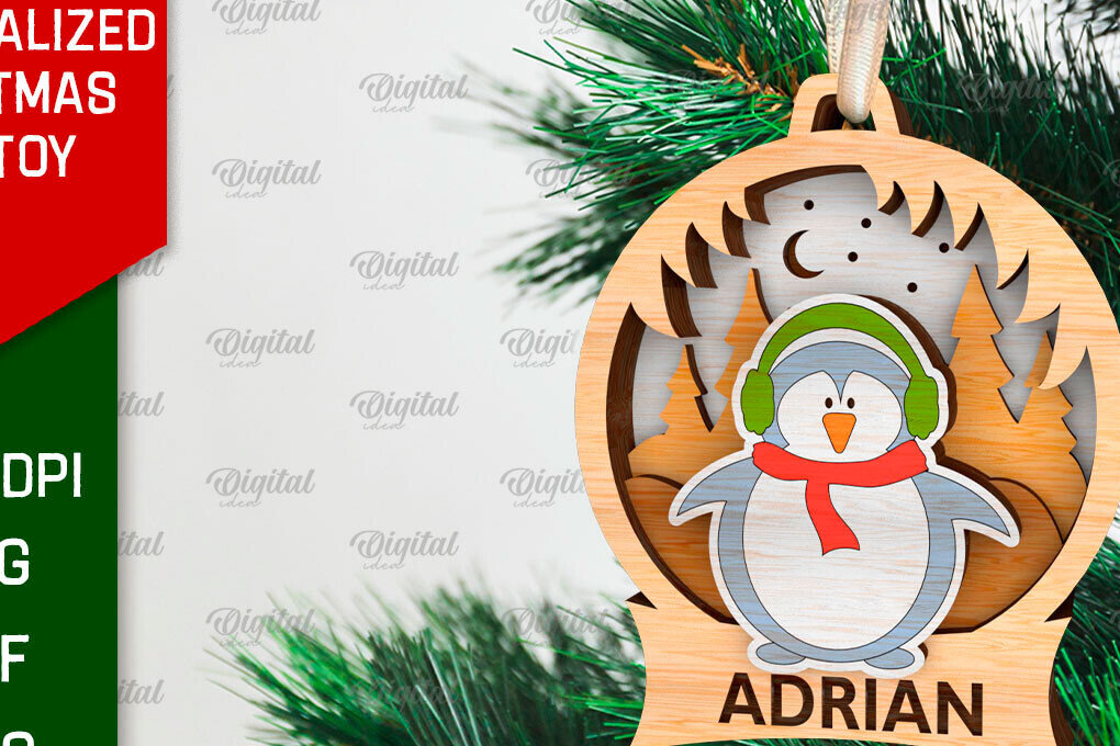 Intra απο ξύλο plywood 3mm-4mm πάχος – Εξατομικευμένο παιχνίδι Χριστουγεννιάτικου Δέντρου LaserCut Δίασταση  20x20 cm INTRAFABR-106663427