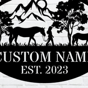 Intra απο ξύλο plywood 3mm-4mm πάχος – Εξατομικευμένη  πινακίδα Cowboy Cowgirl Δίασταση  20x20 cm INTRAFABR-106018590