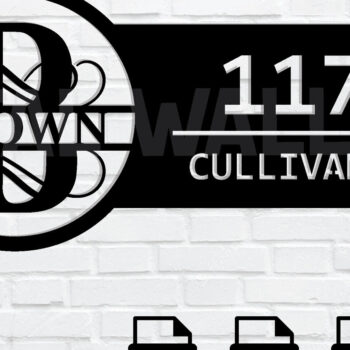 Intra απο ξύλο plywood 3mm-4mm πάχος – Εξατομικευμένη προσαρμοσμένη  πινακίδα διεύθυνσης Δίασταση  20x20 cm INTRAFABR-104165349 - Image 1