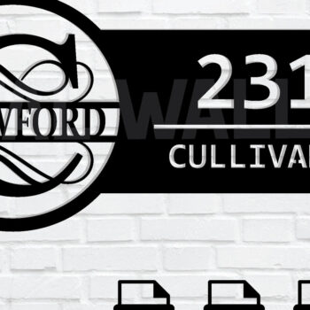 Intra απο ξύλο plywood 3mm-4mm πάχος – Εξατομικευμένη προσαρμοσμένη  πινακίδα διεύθυνσης Δίασταση  20x20 cm INTRAFABR-104165539 - Image 1