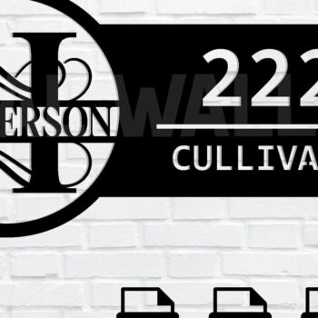 Intra απο ξύλο plywood 3mm-4mm πάχος – Εξατομικευμένη προσαρμοσμένη  πινακίδα διεύθυνσης Δίασταση  20x20 cm INTRAFABR-104166417 - Image 1