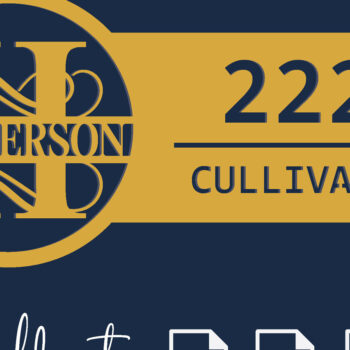 Intra απο ξύλο plywood 3mm-4mm πάχος – Εξατομικευμένη προσαρμοσμένη  πινακίδα διεύθυνσης Δίασταση  20x20 cm INTRAFABR-104166417 - Image 2