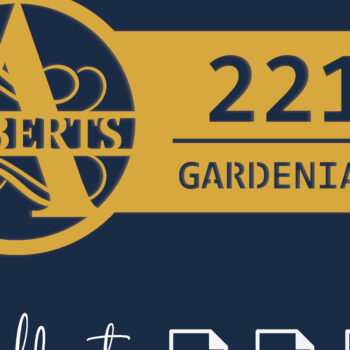 Intra απο ξύλο plywood 3mm-4mm πάχος – Εξατομικευμένη προσαρμοσμένη  πινακίδα διεύθυνσης Δίασταση  20x20 cm INTRAFABR-104164944 - Image 2