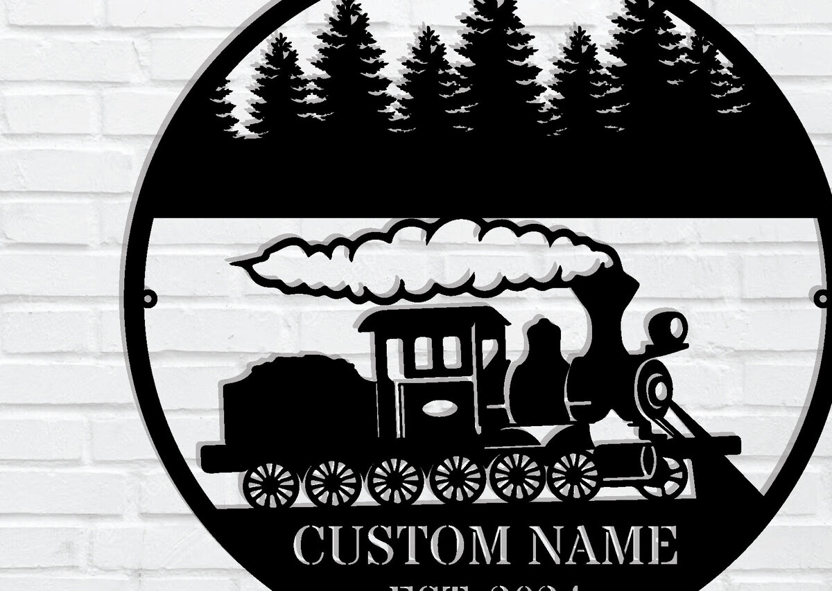 Intra απο ξύλο plywood 3mm-4mm πάχος – Εξατομικευμένη προσαρμοσμένη  πινακίδα τρένου Δίασταση  20x20 cm INTRAFABR-106720388