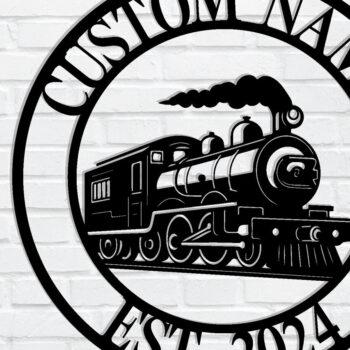 Intra απο ξύλο plywood 3mm-4mm πάχος – Εξατομικευμένη προσαρμοσμένη  πινακίδα τρένου Δίασταση  20x20 cm INTRAFABR-106720420 - Image 1