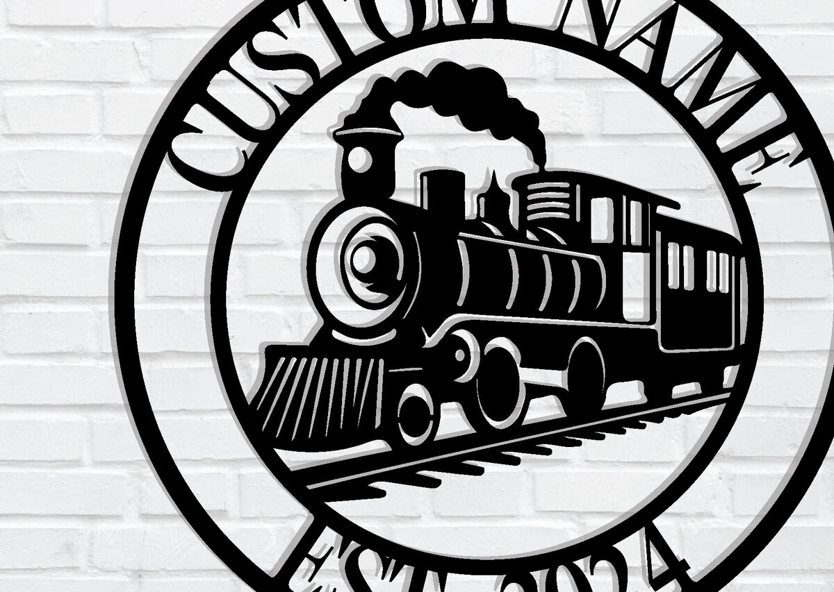 Intra απο ξύλο plywood 3mm-4mm πάχος – Εξατομικευμένη προσαρμοσμένη  πινακίδα τρένου Δίασταση  20x20 cm INTRAFABR-106720440