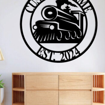 Intra απο ξύλο plywood 3mm-4mm πάχος – Εξατομικευμένη προσαρμοσμένη  πινακίδα τρένου Δίασταση  20x20 cm INTRAFABR-106720483 - Image 3