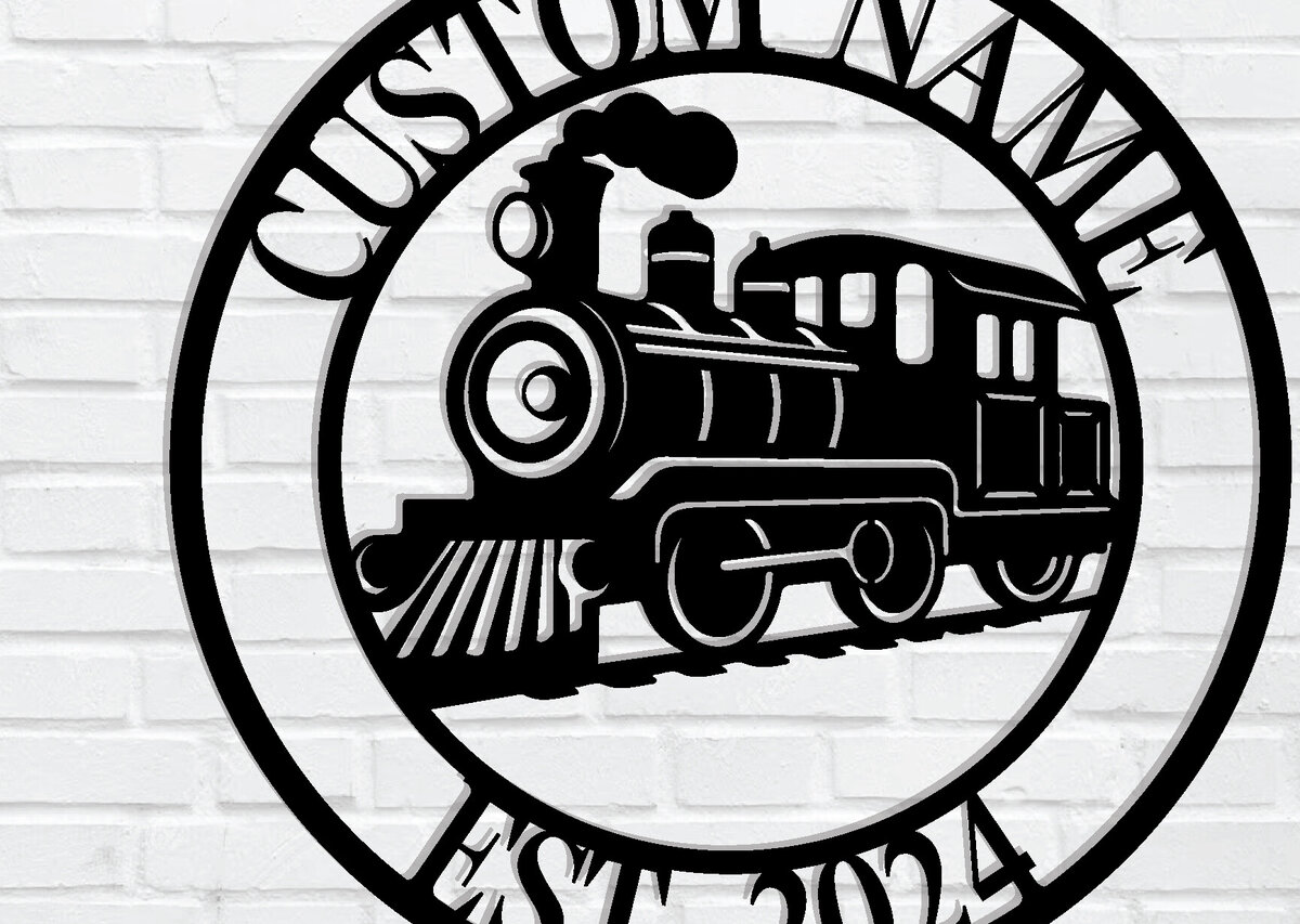 Intra απο ξύλο plywood 3mm-4mm πάχος – Εξατομικευμένη προσαρμοσμένη  πινακίδα τρένου Δίασταση  20x20 cm INTRAFABR-106720507