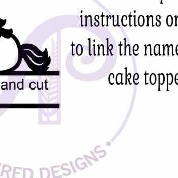 Intra απο ξύλο plywood 3mm-4mm πάχος – Προσωποποιημένο Cute Horse Cake Topper Δίασταση 20x20 cm INTRAFABR-117993308 - Image 4