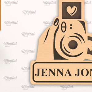 Intra απο ξύλο plywood 3mm-4mm πάχος – Προσωποποιημένη Γυναικεία Διακόσμηση Δίασταση 20x20 cm INTRAFABR-100112190